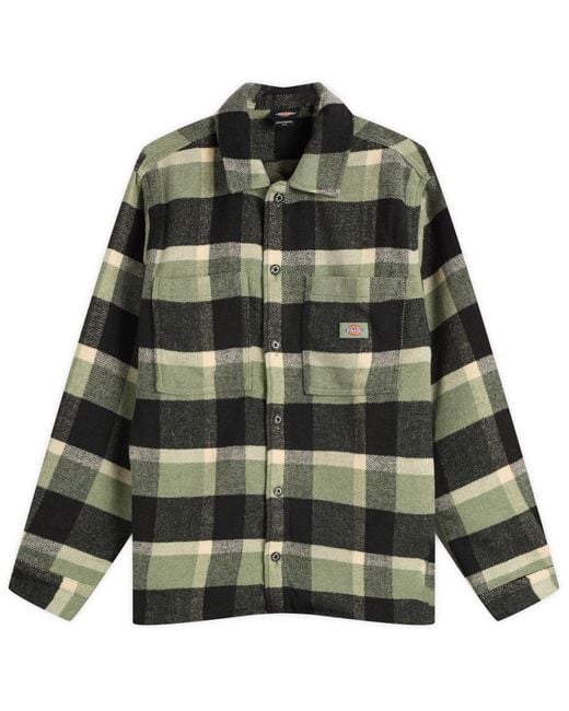 Dickies Green Plaid Coaling Shirt for men