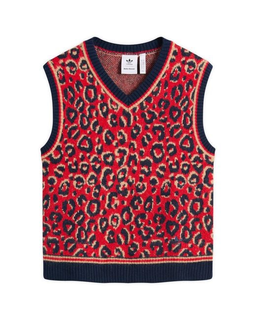 Adidas Red X Wales Bonner Knit Vest for men