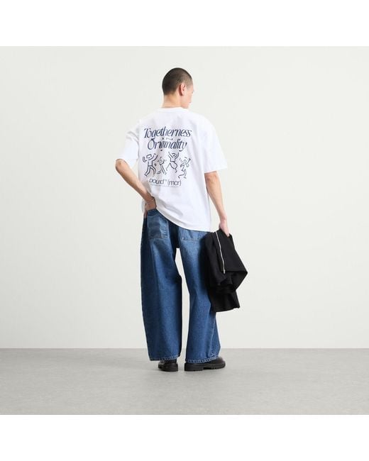 BOUND White Dancing T-Shirt for men
