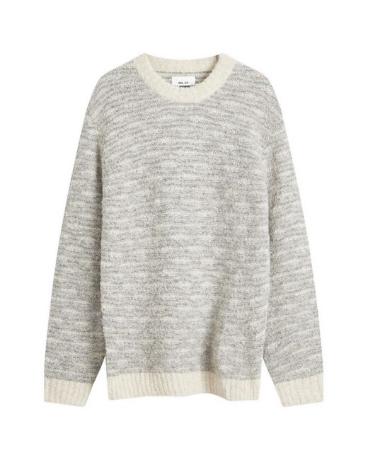 NN07 Gray Zackarias Jumper for men