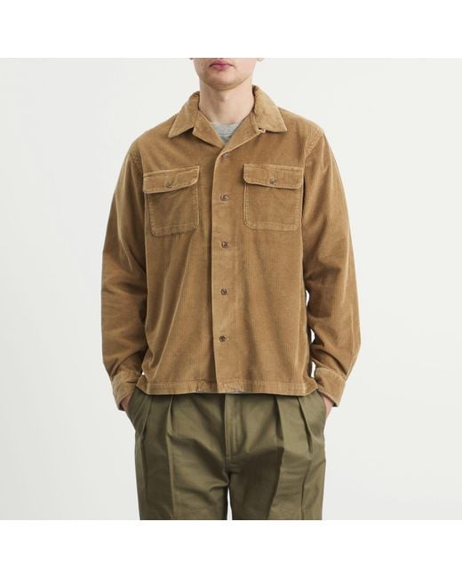 Polo Ralph Lauren Green Corduroy Overshirt for men