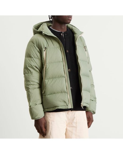 FRIZMWORKS Green Altavia Down Parka for men
