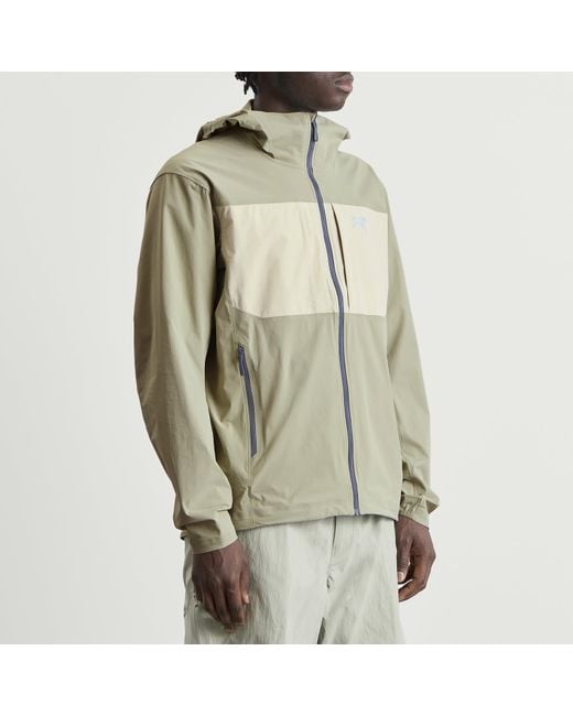 Arc'teryx Green Gamma Lightweight Hooded Jacket for men