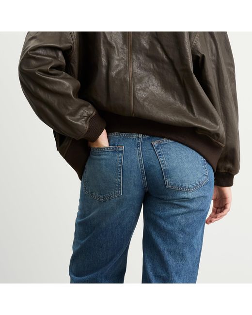 Anine Bing Blue Gavin Long Jeans