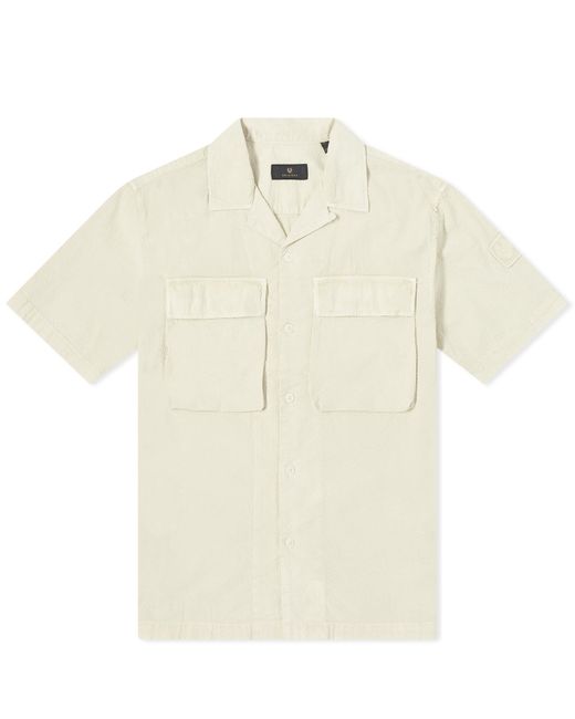 Belstaff Natural Mineral Caster Short Sleeve Shirt for men
