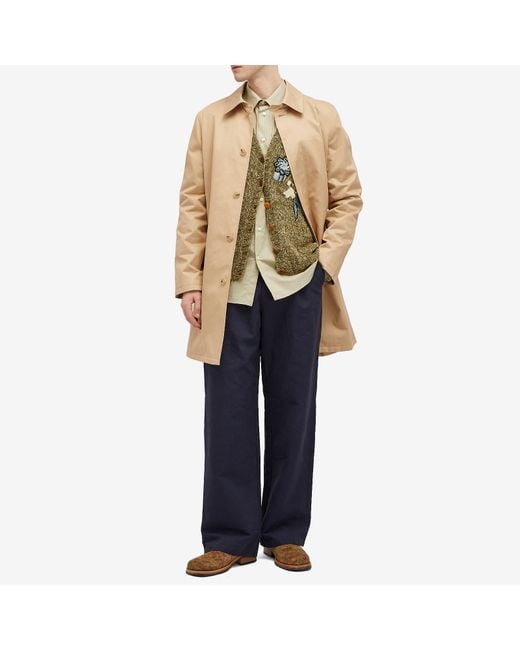 STORY mfg. Green Twinsun Cardigan for men