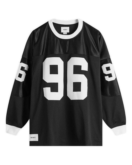 WTAPS 12 Hockey Shirt in Black for Men | Lyst