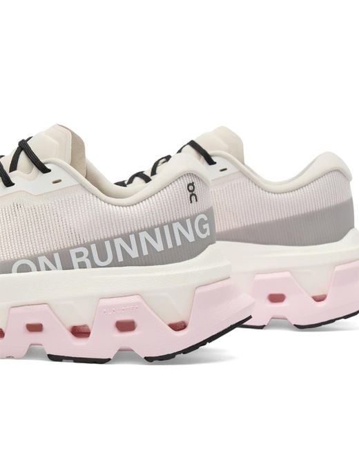On Shoes White Cloudmster 3 Hyper Sneaker