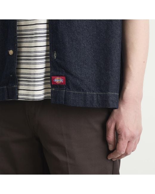 Dickies Blue Denim Shirt for men
