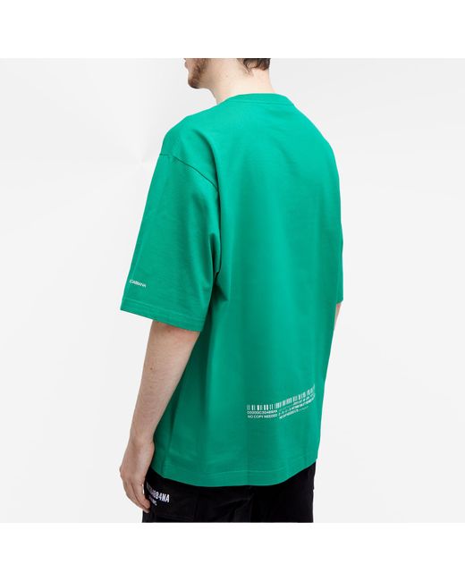 Dolce & Gabbana Green Vibe Logo T-Shirt for men