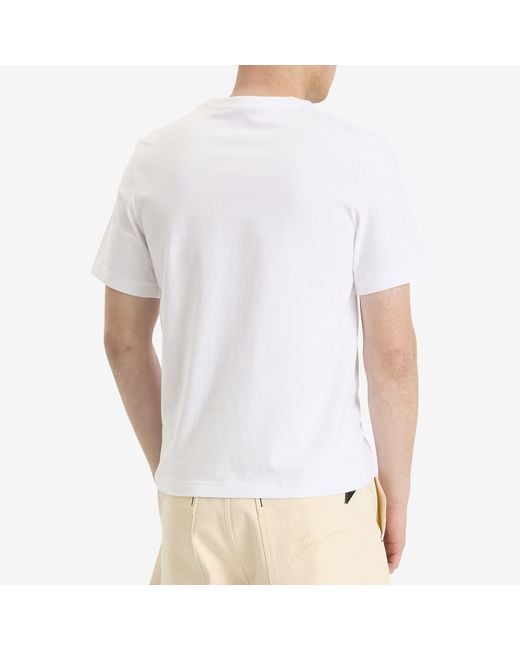 Jacquemus White T-Shirt With Logo for men