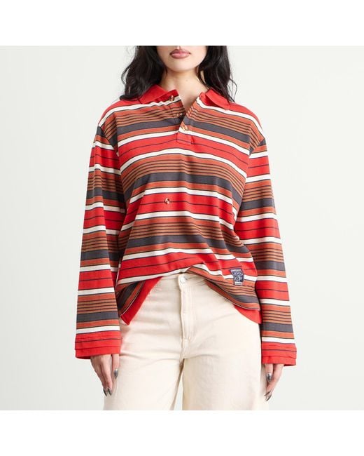 Damson Madder Red Noah Cinch Rugby Top