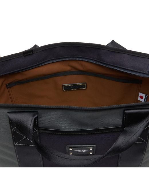 Master Piece Black Defend Tote Bag