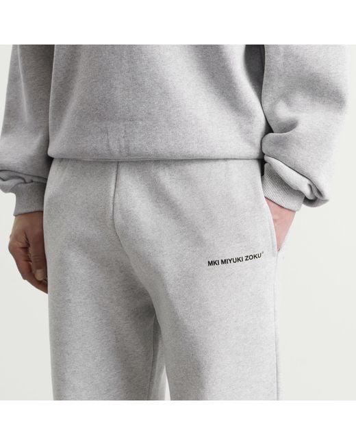 MKI Miyuki-Zoku Gray Uniform Joggers for men