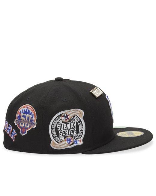 KTZ Black Image New York Mets Subway Series 59Fifty Cap