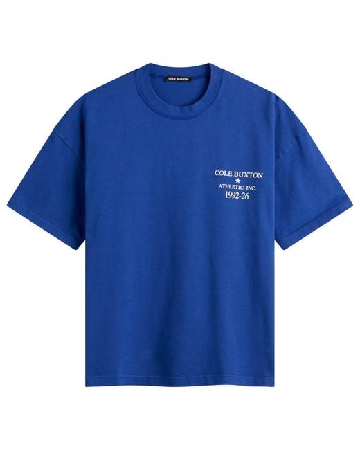 Cole Buxton Blue Athletic Inc T-Shirt for men