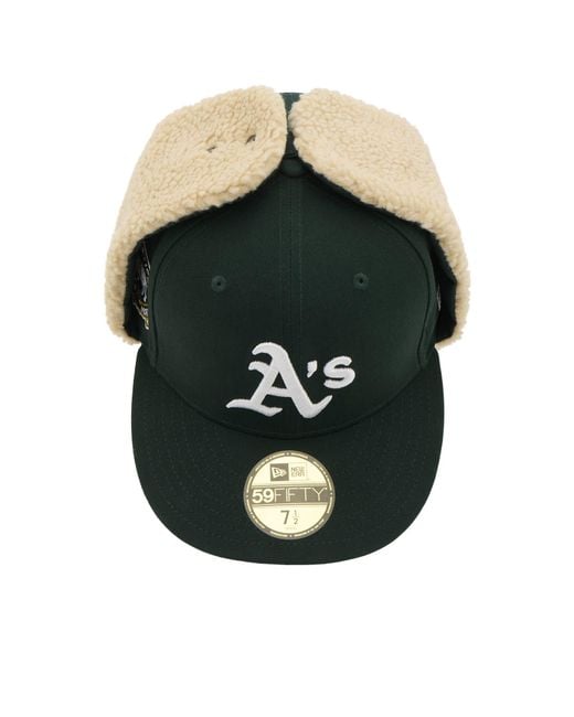 KTZ Green Oakland Athletics World Series 59Fifty Dogear Cap