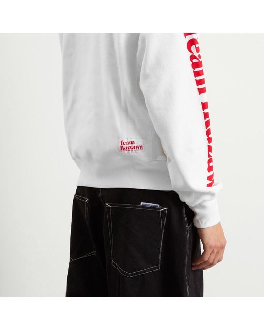 Team Ikuzawa White Japan Gp Sweatshirt for men