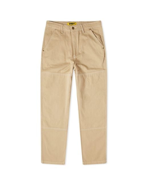 Butter Goods Natural Double Knee Work Pant for men