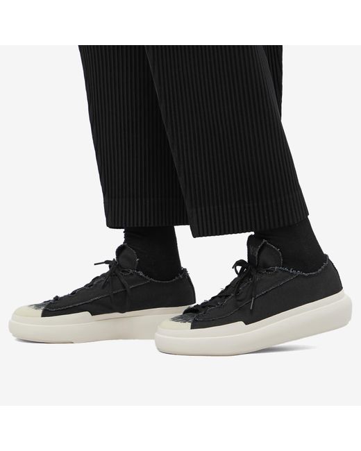 Y-3 Black Nizza Low Sneakers for men