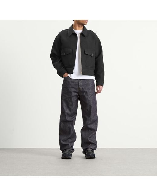 Visvim Black Langley Bomber Jacket for men