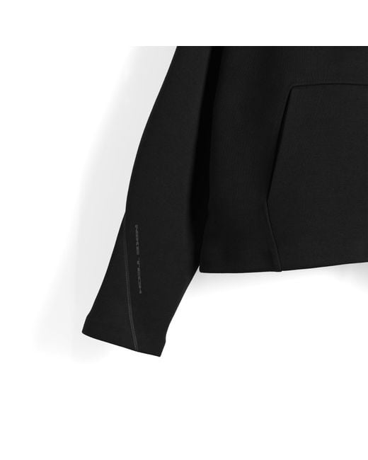 Nike Black Tech Full Zip Fleece Hoodie for men