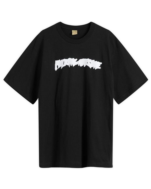 Fucking Awesome Black Ink Trap Stamp Logo T-Shirt for men
