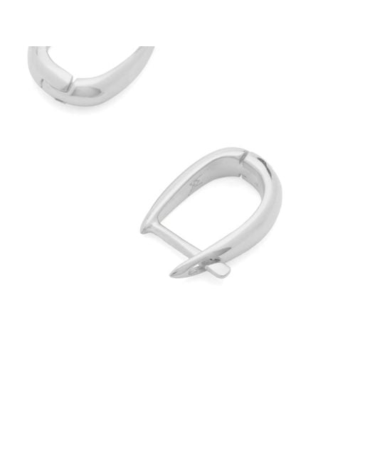 Missoma Metallic Claw Huggies