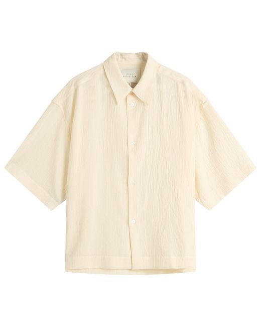 Studio Nicholson Natural Sanko Boxy Short Sleeve Shirt for men