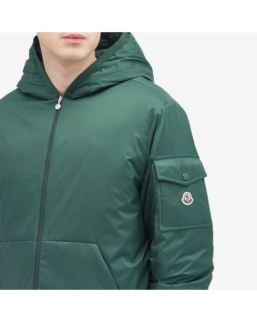 Moncler Green Recycled Longue Saison Opaque Monteynard Jacket for men