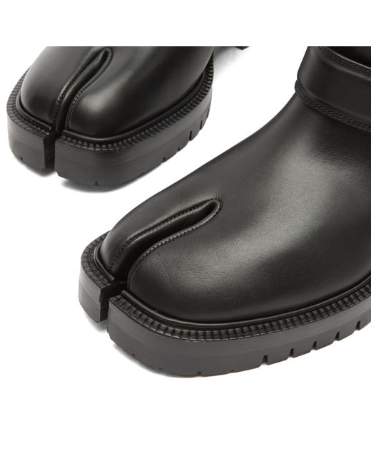 Maison Margiela Black Tabi County Knee High Boots