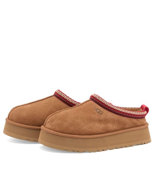 Ugg Brown Tazz Ii Slip On Platform Shoe