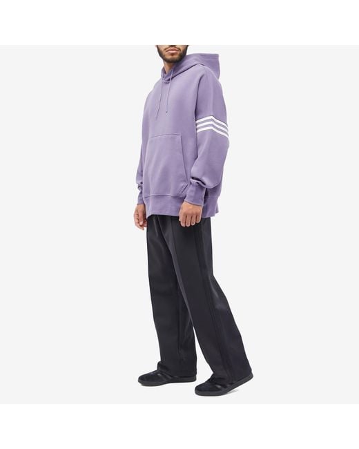 Adidas Purple Neuclassics Hoodie for men