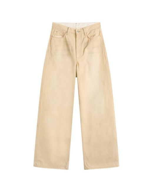 Acne Natural 1981 U Traffic Sand Wash Loose Fit Jeans for men