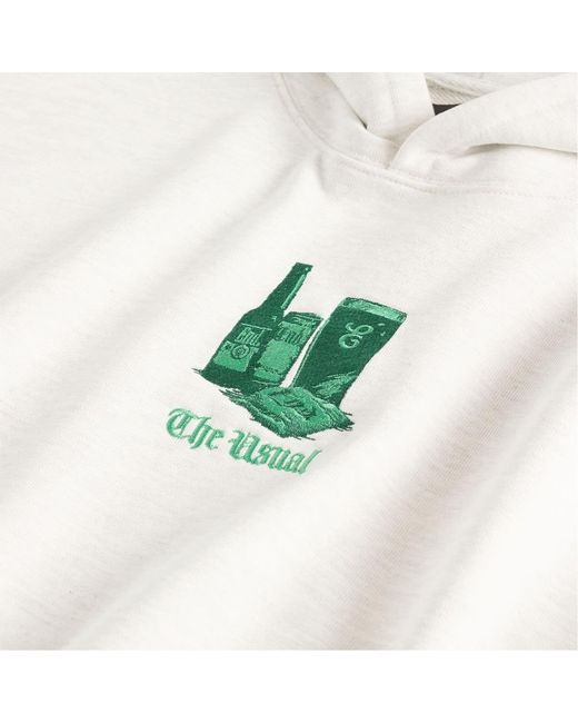 END. White The Usual Hoodie