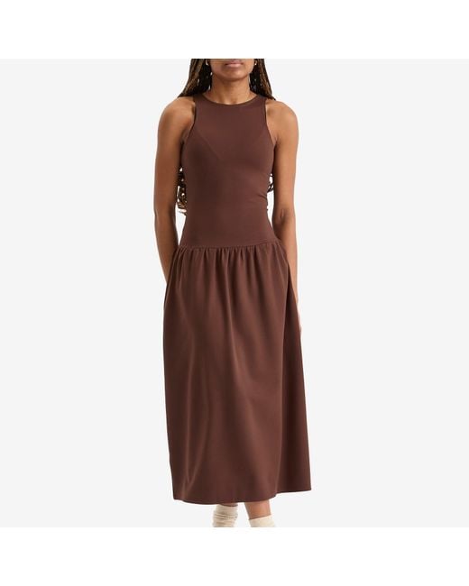 4th & Reckless Brown Shannon Midi Dress