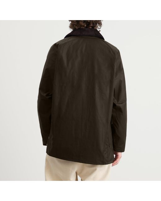 Barbour Gray Classic Bedale Wax Jacket for men