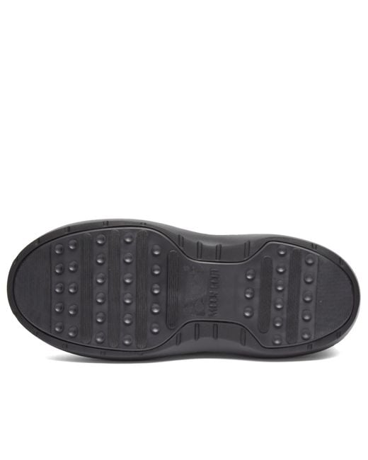 Moon Boot Black Luna Suede Low Boot
