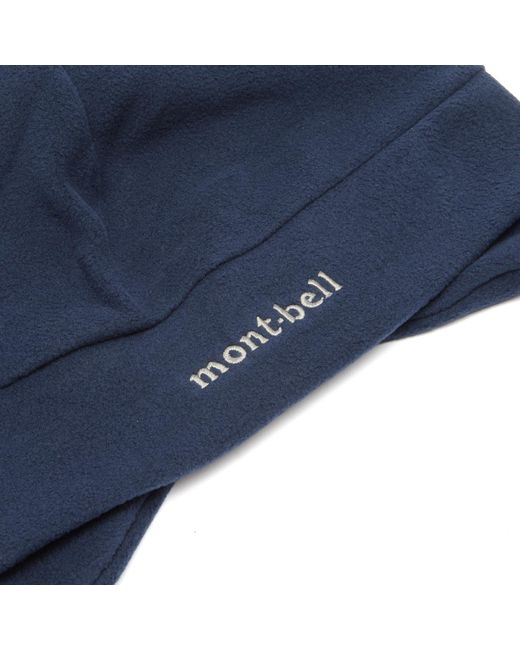 Montbell Blue Chameece Ear Warmer Watch Cap for men