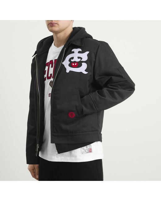 ICECREAM Black Og Work Jacket for men