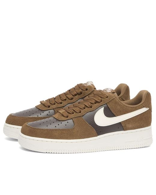 Nike Brown Air Force 1 '07 Bwn Sneaker