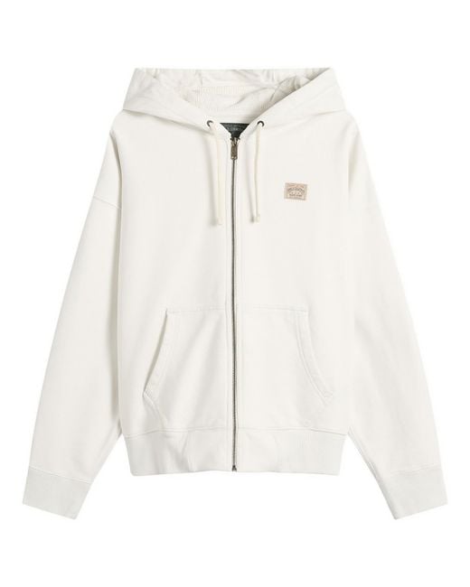Polo Ralph Lauren White Polo Country Zip Hoodie for men