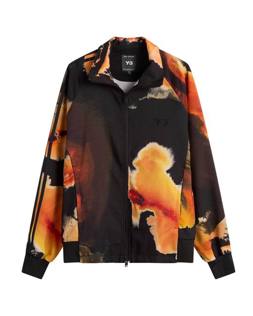 Y-3 Black Printed Track Top for men