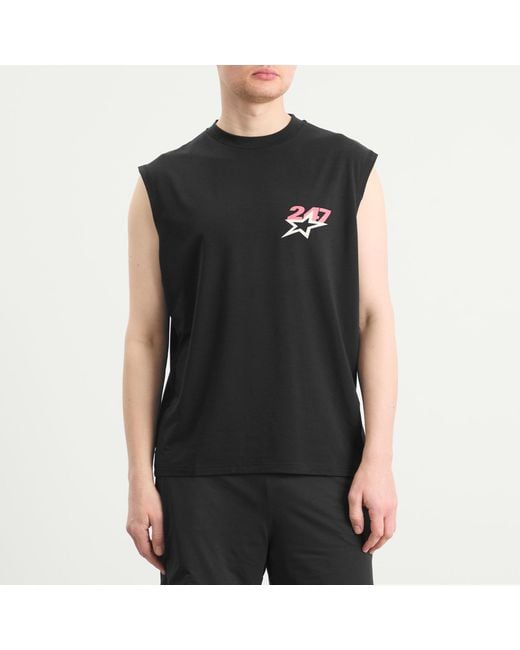REPRESENT 247 Black Represent Team 247 Star Os Tank for men