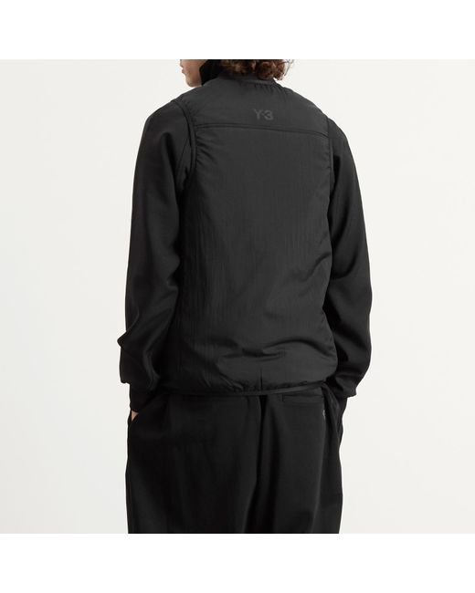 Y-3 Black Gilet for men