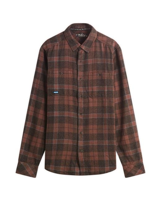 Kavu Brown Big Joe Shirt for men