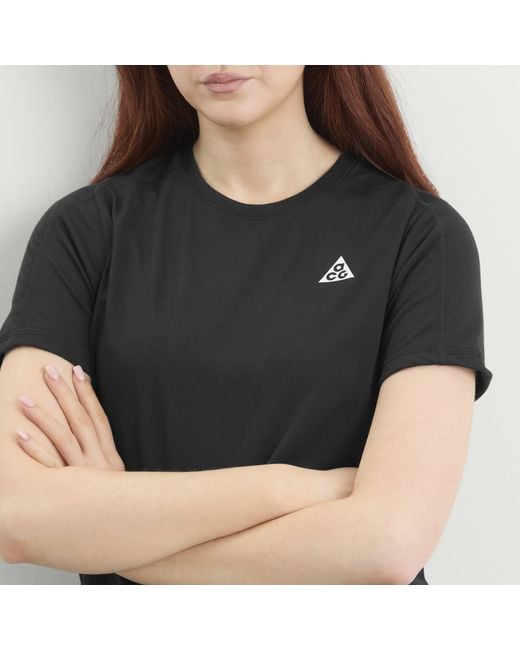 Nike Black Acg Trail Short Sleeve T-Shirt