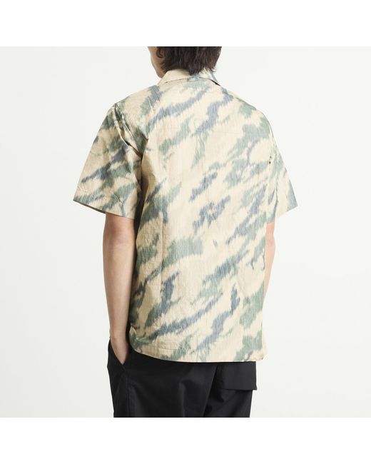 Maharishi Natural Bonsai Camo Ripstop Camp Collar Shirt for men