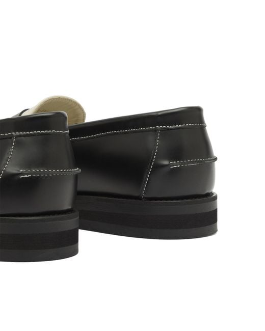 Duke & Dexter Black Wilde Cherry Penny Loafer for men