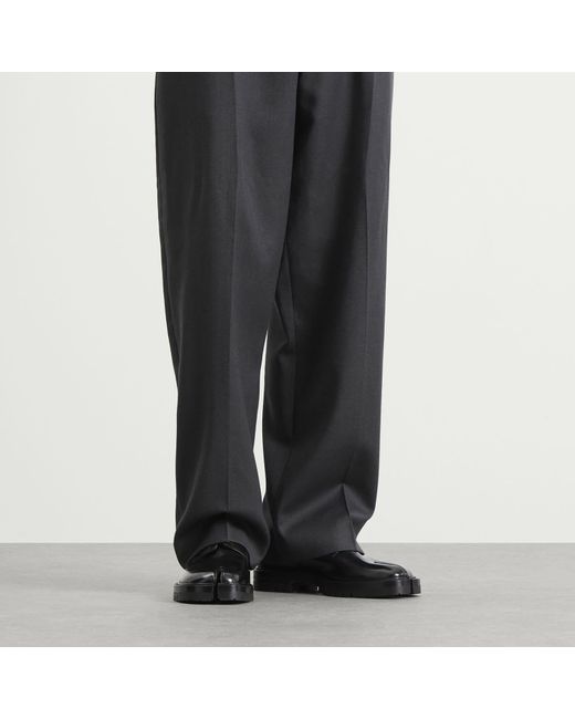 Maison Margiela Black Tabi Lace Up for men